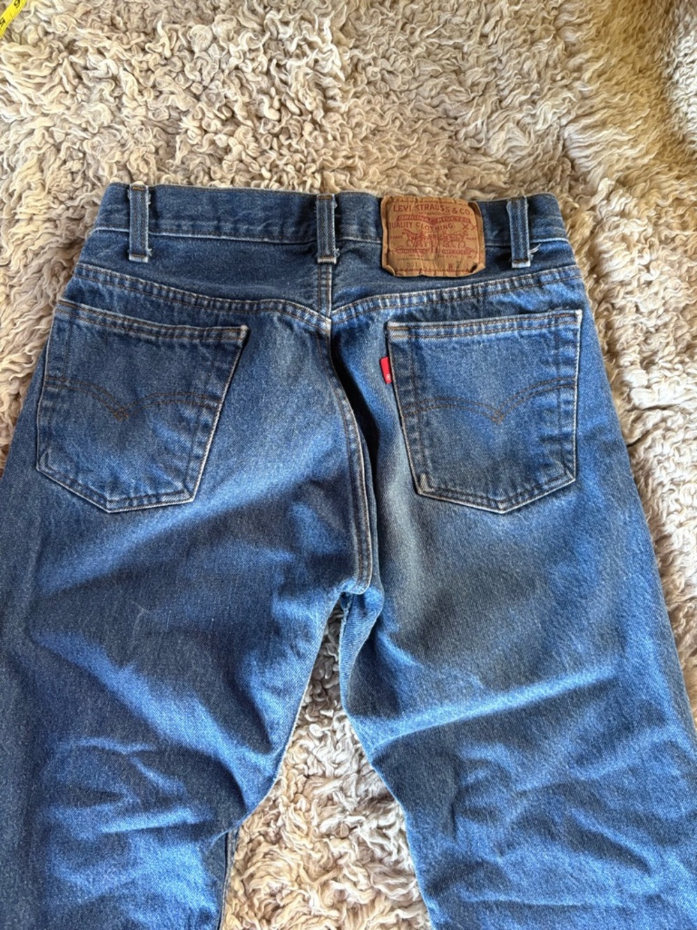 Women’s Vintage Levis Orange 501 Tab Cropped Jean Size 26